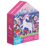 Crocodile Creek: 50pc Flat House Puzzle - Unicorn Castle