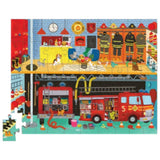 Crocodile Creek: 50pc Flat House Puzzle - Fire House
