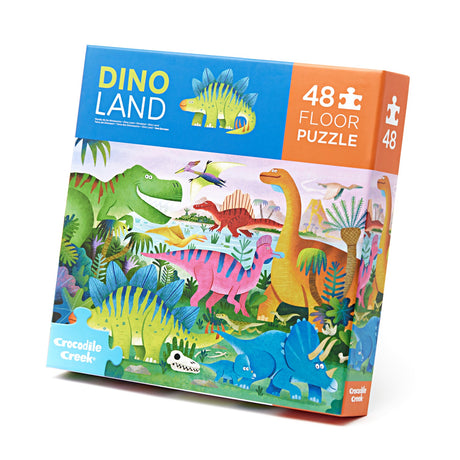 Crocodile Creek: 48pc Puzzle - Dino Land