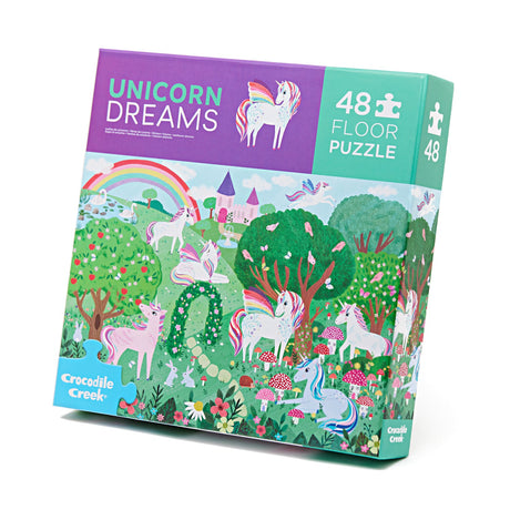 Crocodile Creek: 48pc Puzzle - Unicorn Dreams