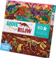 Crocodile Creek: 60pc Above & Below Puzzle - Dinosaur