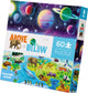 Crocodile Creek: 60pc Above & Below Puzzle - Earth & Space