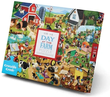 Crocodile Creek: 60pc Day at the Museum Puzzle - Farm