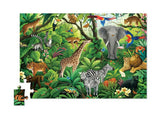 Crocodile Creek: 50pc Holographic Puzzle - Jungle Paradise