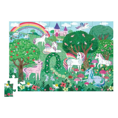 Crocodile Creek: 50pc Holographic Puzzle - Sparkling Unicorn
