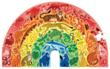 Crocodile Creek: 100pc Puzzles - Rainbow Animals