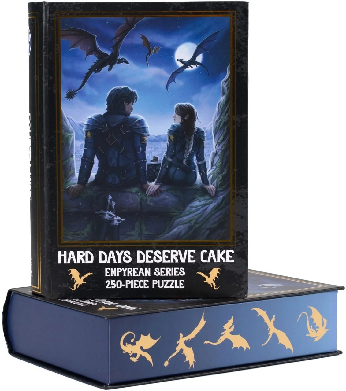 Kingdom of Threads: Hard Days Deserve Cake Keepsake Puzzle | Fourth Wing - 250 Pieces