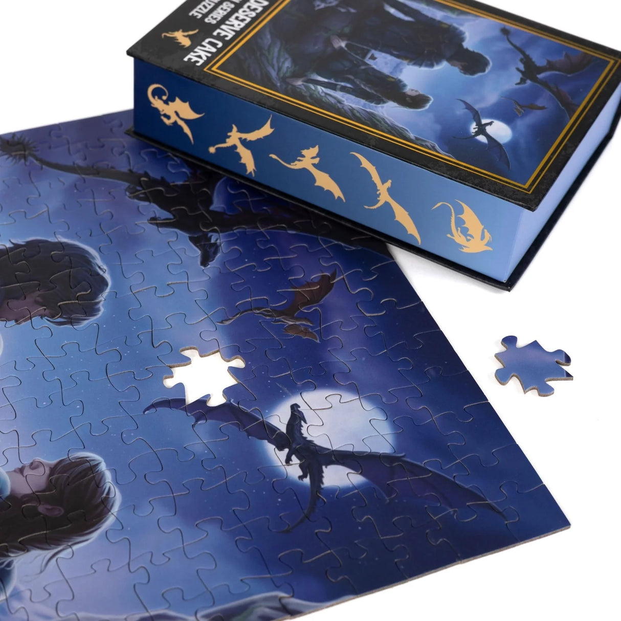Kingdom of Threads: Hard Days Deserve Cake Keepsake Puzzle | Fourth Wing - 250 Pieces