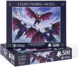 Kingdom of Threads: Bat Boys Solstice Snowball Fight 500-Piece Puzzle | ACOTAR