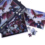 Kingdom of Threads: Bat Boys Solstice Snowball Fight 500-Piece Puzzle | ACOTAR