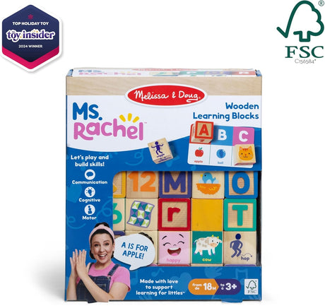 Melissa & Doug: Ms. Rachel Blocks + Activity Cards