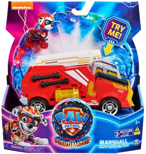Paw Patrol Mighty Movie Vehicles: Marshall - Fire Engine
