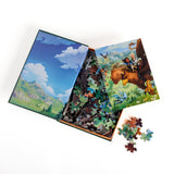 Kingdom of Threads: Tea You in the Skies Keepsake Puzzle | Tomes & Tea - 250 Pieces