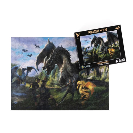 Kingdom of Threads: Threshing Day 500-Piece Puzzle | Fourth Wing