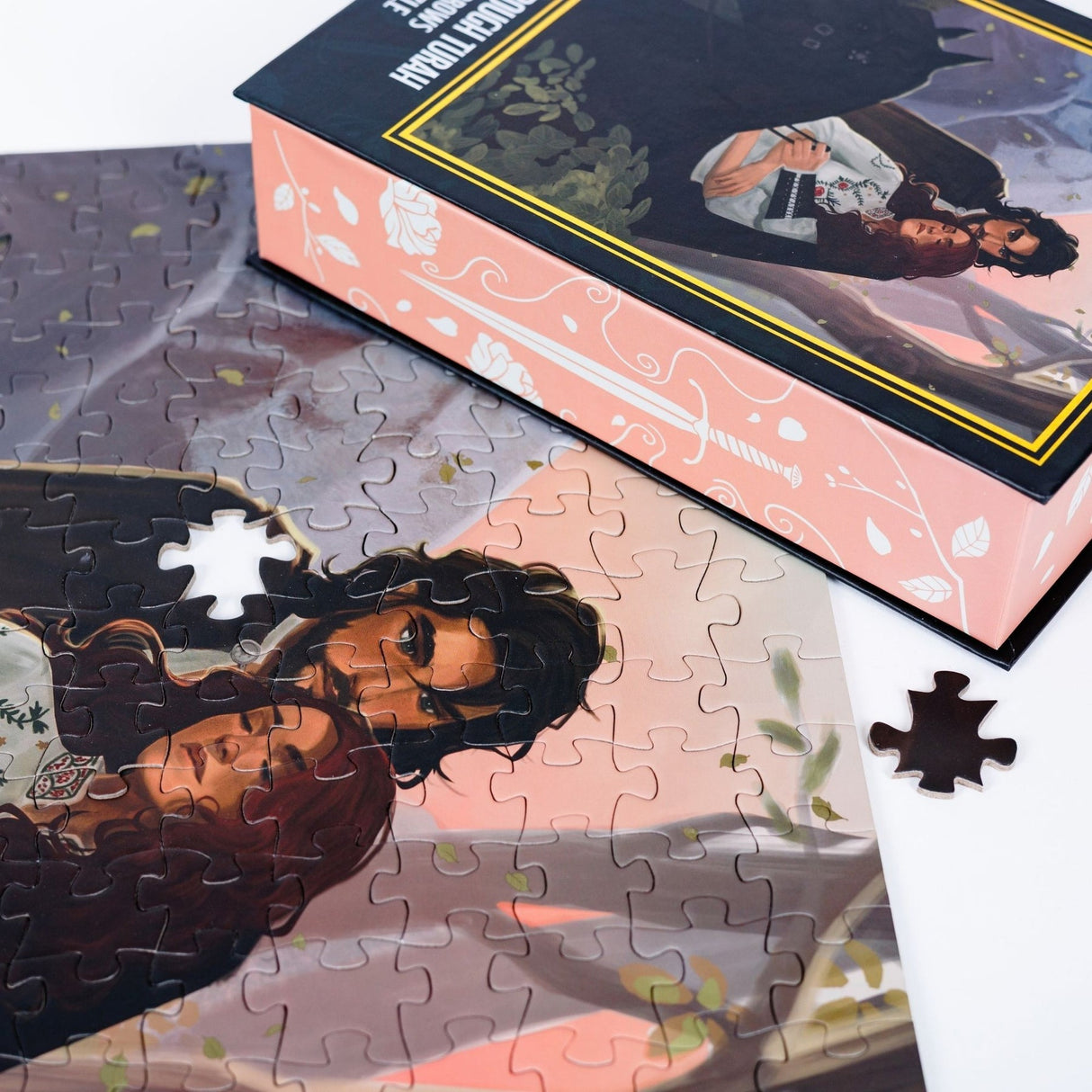 Kingdom of Threads: Traveling Through Turah Keepsake Puzzle | Shield of Sparrows - 250 Pieces