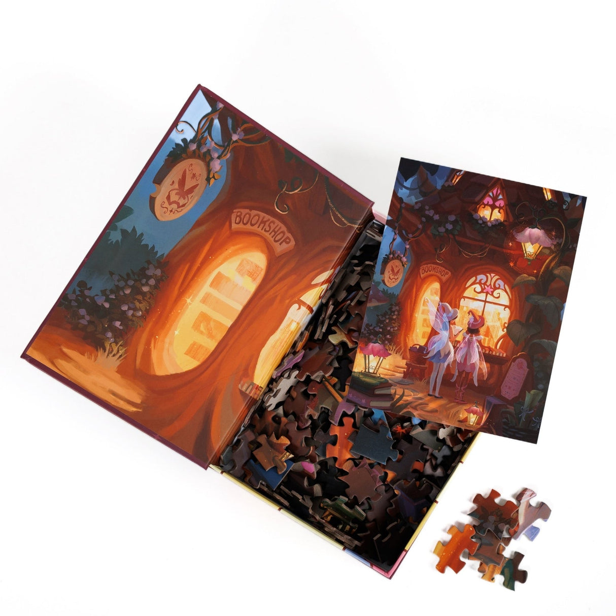 Kingdom of Threads: The Fairytale Bookshop Keepsake Puzzle - 250 Pieces