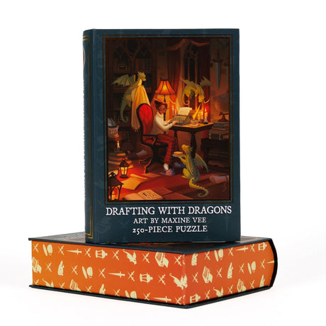 Kingdom of Threads: Drafting with Dragons Keepsake Puzzle - 250 Pieces
