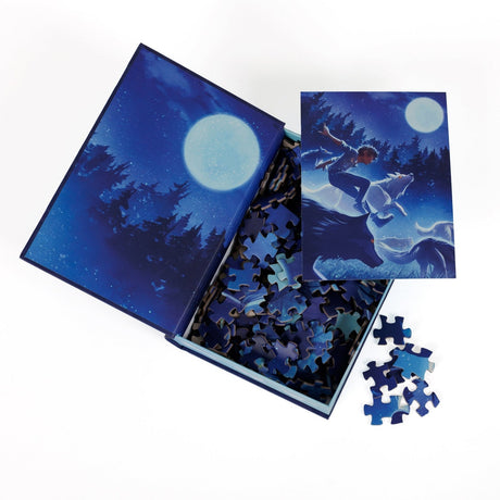 Kingdom of Threads: I Run with Wolves Keepsake Puzzle | Green Creek - 250 Pieces