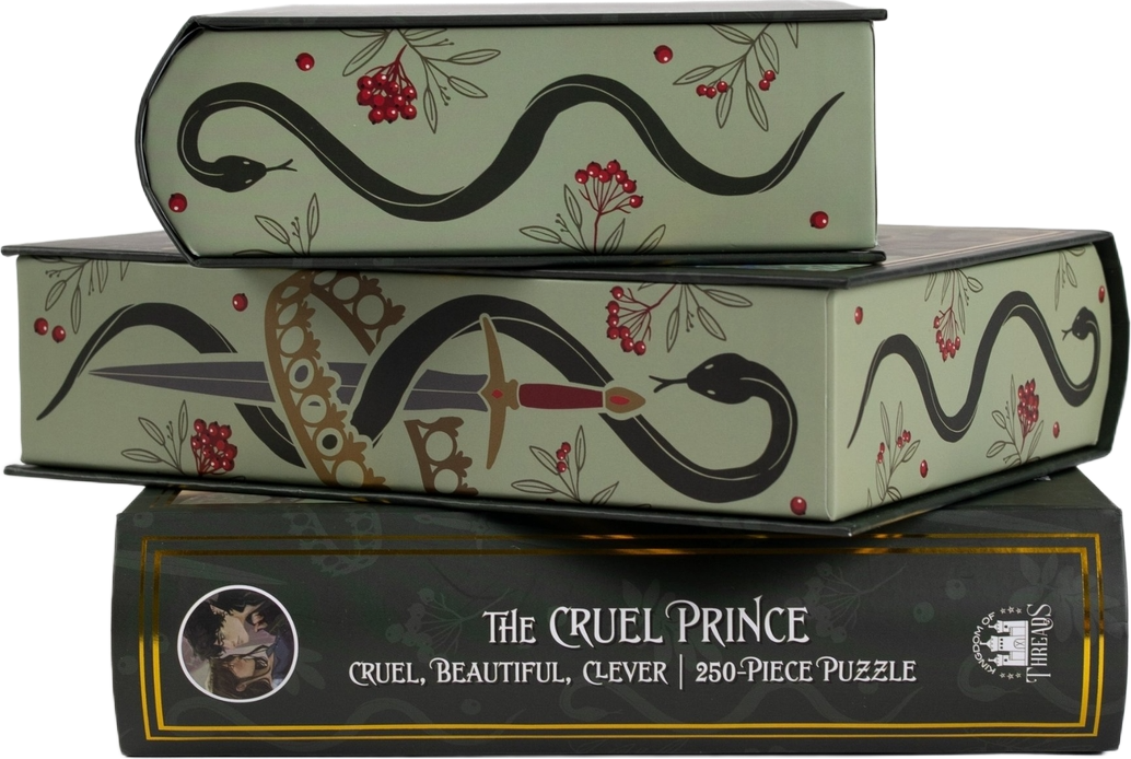 Kingdom of Threads: Cruel Beautiful Clever Keepsake Puzzle | Folk of the Air - 250 Pieces