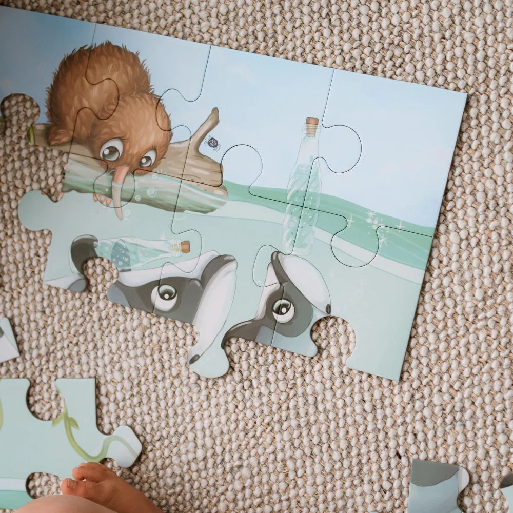 Māui Dolphin Mischief Puzzle - 24 piece
