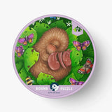 Kiwi Chick Nap Round Puzzle - 100 piece