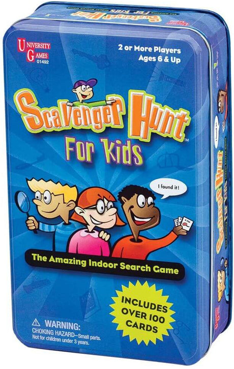 Scavenger Hunt for Kids Tin