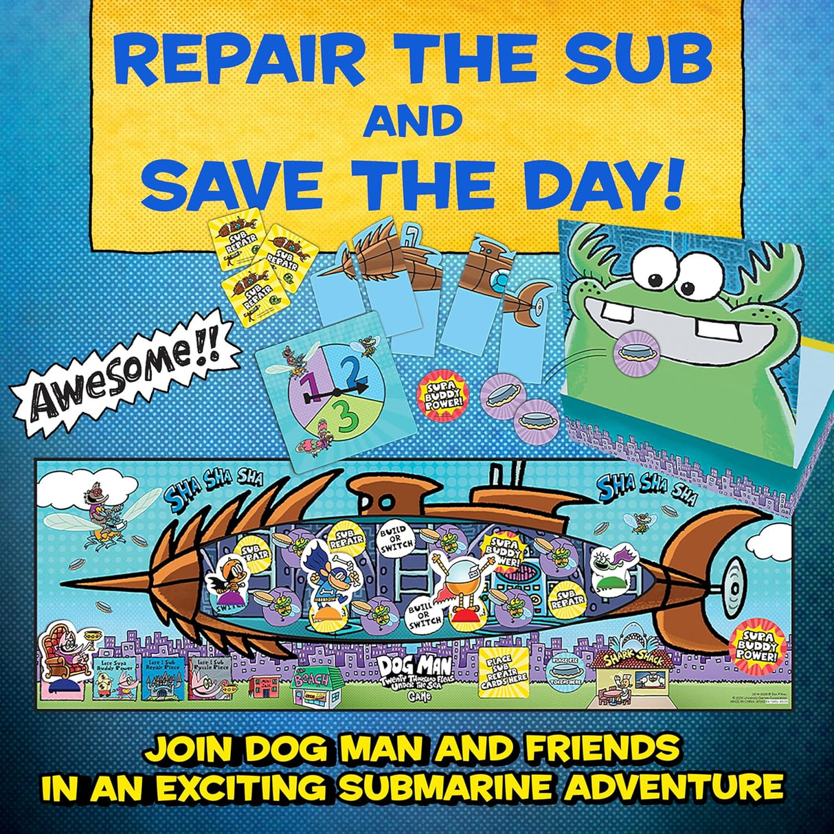 Dog Man: Twenty Thousand Fleas Under the Sea Game