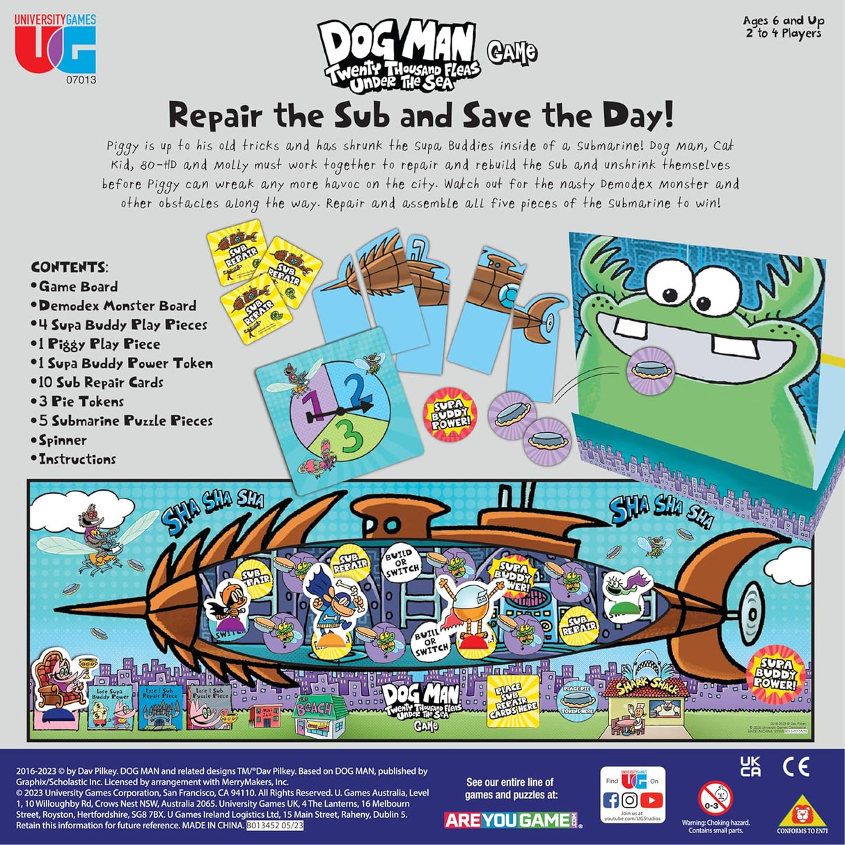 Dog Man: Twenty Thousand Fleas Under the Sea Game