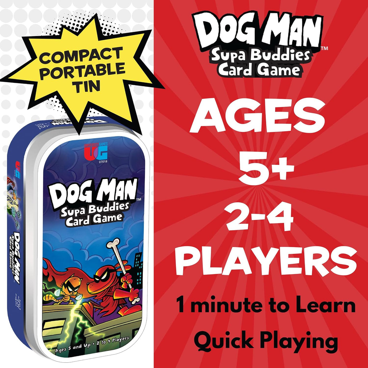 Dog Man: Supa Buddies Card Game Tin