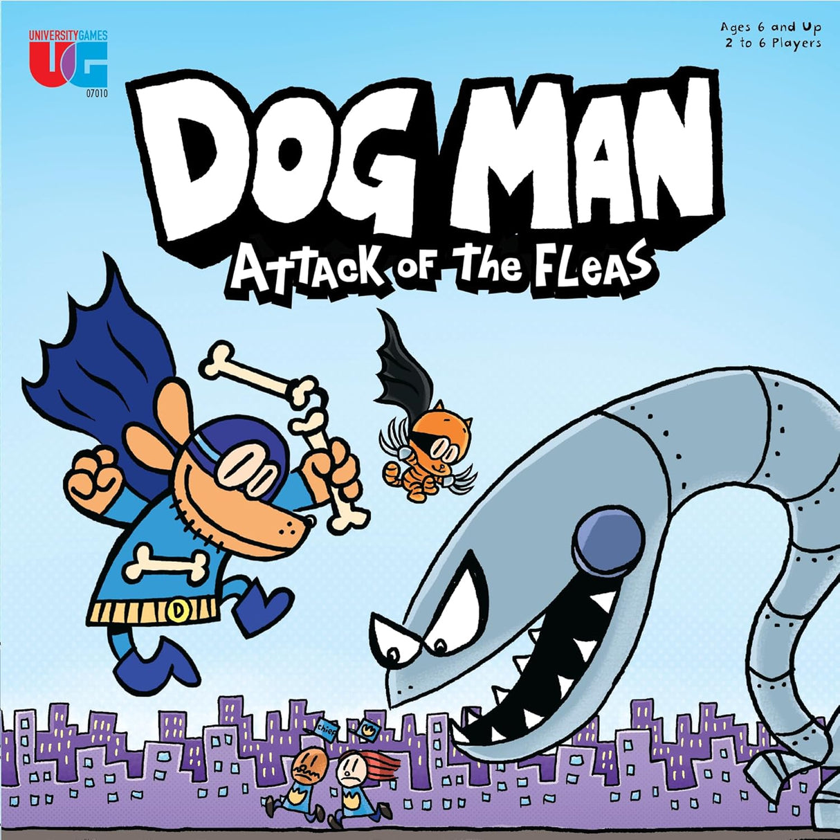 Dog Man Board Game Attack of the Fleas