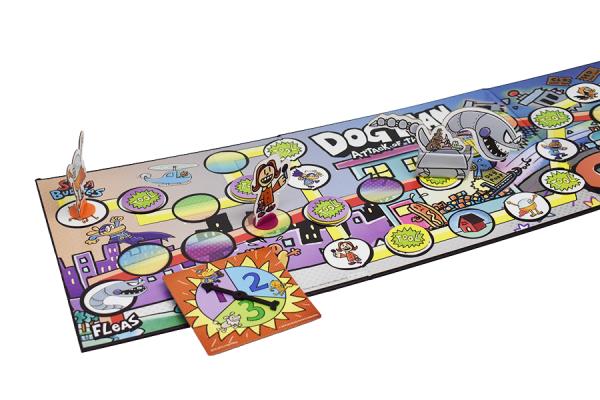 Dog Man Board Game Attack of the Fleas
