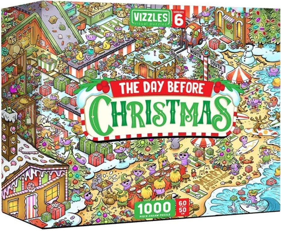 Vizzles The Day Before Christmas 1000pc Jigsaw Puzzle