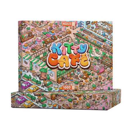 Vizzles Kitty Cafe 1000pc Jigsaw Puzzle
