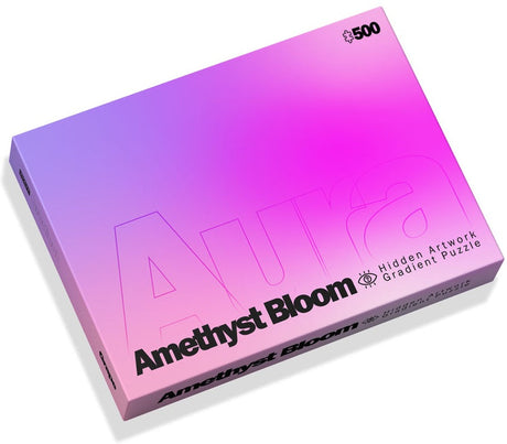 Aura Amethyst Bloom 500 pc Secret Image Puzzle