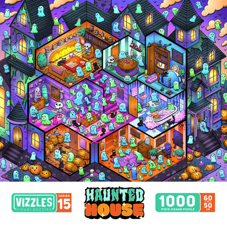 Vizzles Haunted House 1000pc Jigsaw Puzzle