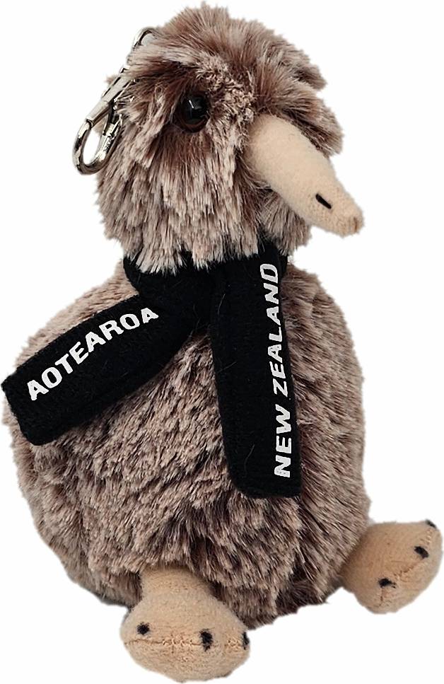 Kiwi Keyclip w/Aotearoa scarf