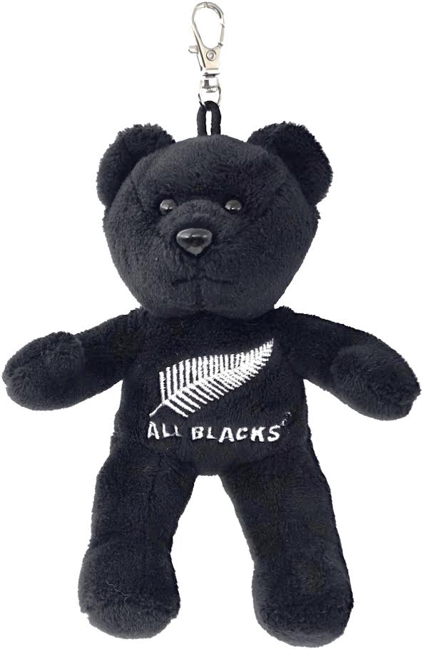 All Blacks: Mini Teddy Keyclip