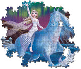 Clementoni Disney Frozen 2, Glow in the Dark Jigsaw Puzzle - 104 Piece - Lights Collection - (27548)
