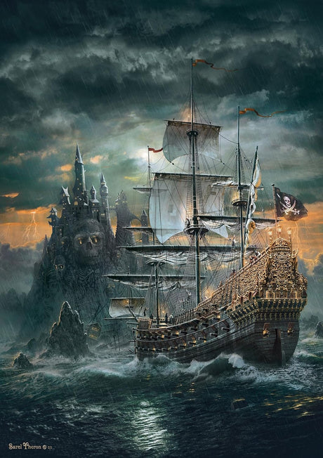 Clementoni The Pirate Ship Jigsaw Puzzle - 1500 Pieces - High Quality Collection - (31682)