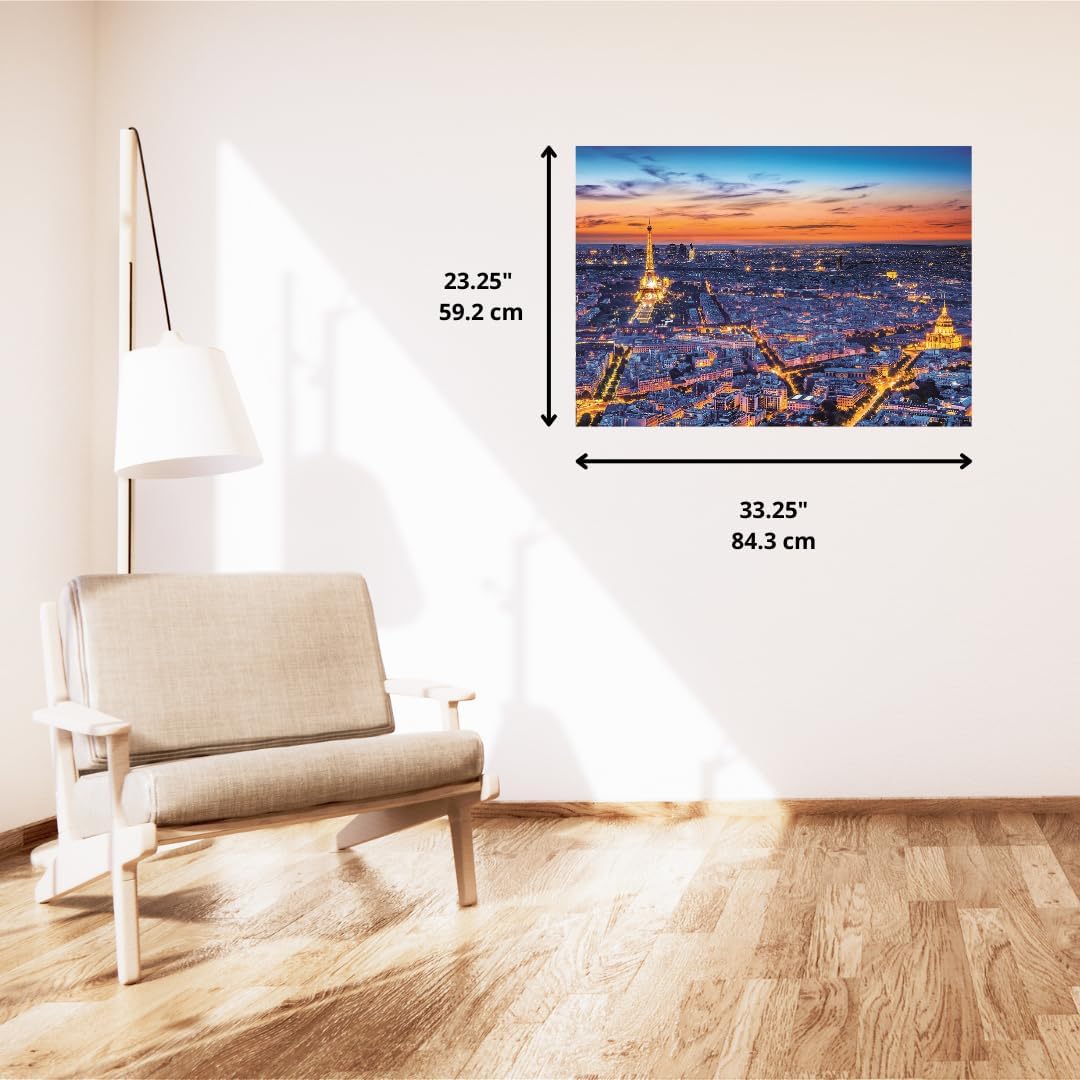 Clementoni View of Paris Jigsaw Puzzle - 1500 Piece - High Quality Collection - (31815)