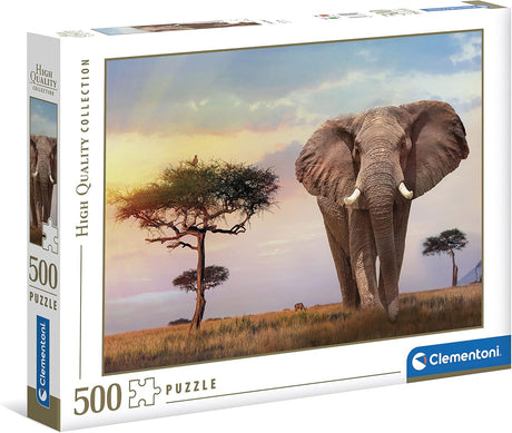 Clementoni African Sunset Jigsaw Puzzle - 500 Piece - High Quality Collection - (35096)