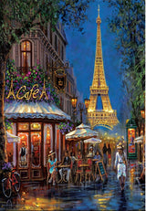 Clementoni: Night at the Eiffel Cafe - 500pc Puzzle