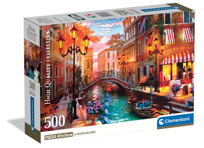 Clementoni: Sunset Over Venice Box - 500pc Puzzle