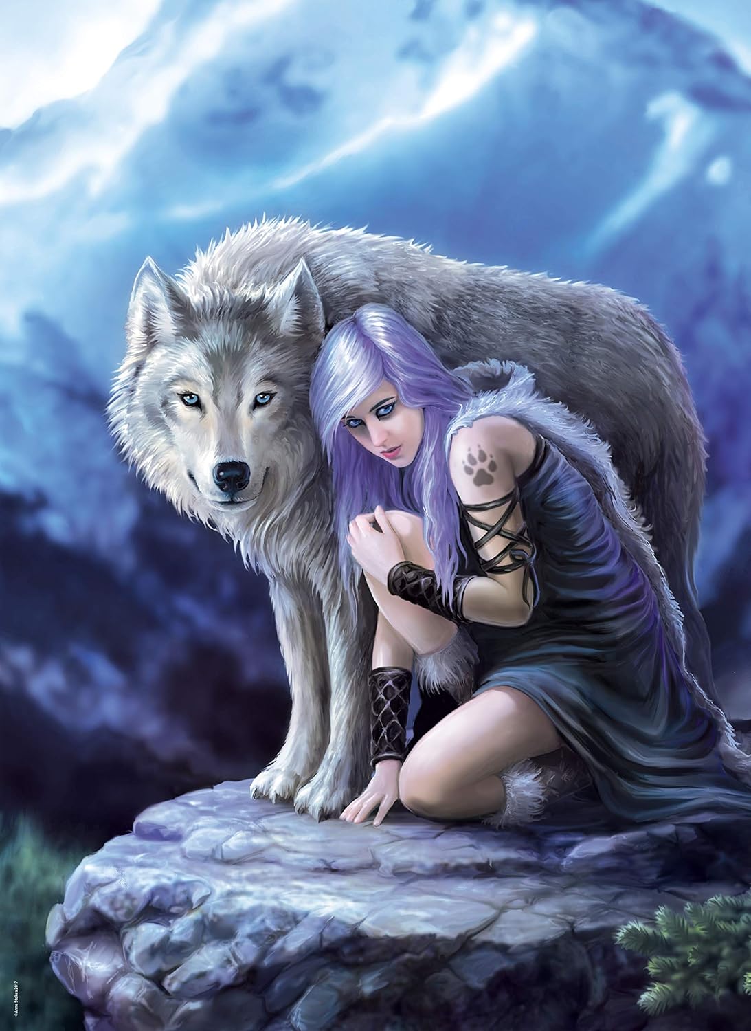 Clementoni Protector Jigsaw Puzzle - 1000 Piece -  Anne Stokes Collection - (39465)