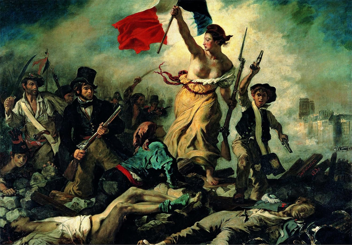 Clementoni Delacroix's Liberty Leading the People Jigsaw Puzzle - 1000 Piece - Museum Collection - (31412)