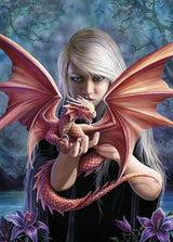 Clementoni Dragonkin Jigsaw Puzzle - 1000 Piece  -  Anne Stokes Collection - (39640)