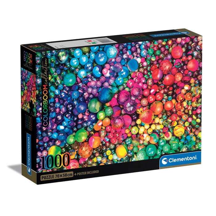 Clementoni: Colorboom Marvelous Marbles Puzzle - 1000pc