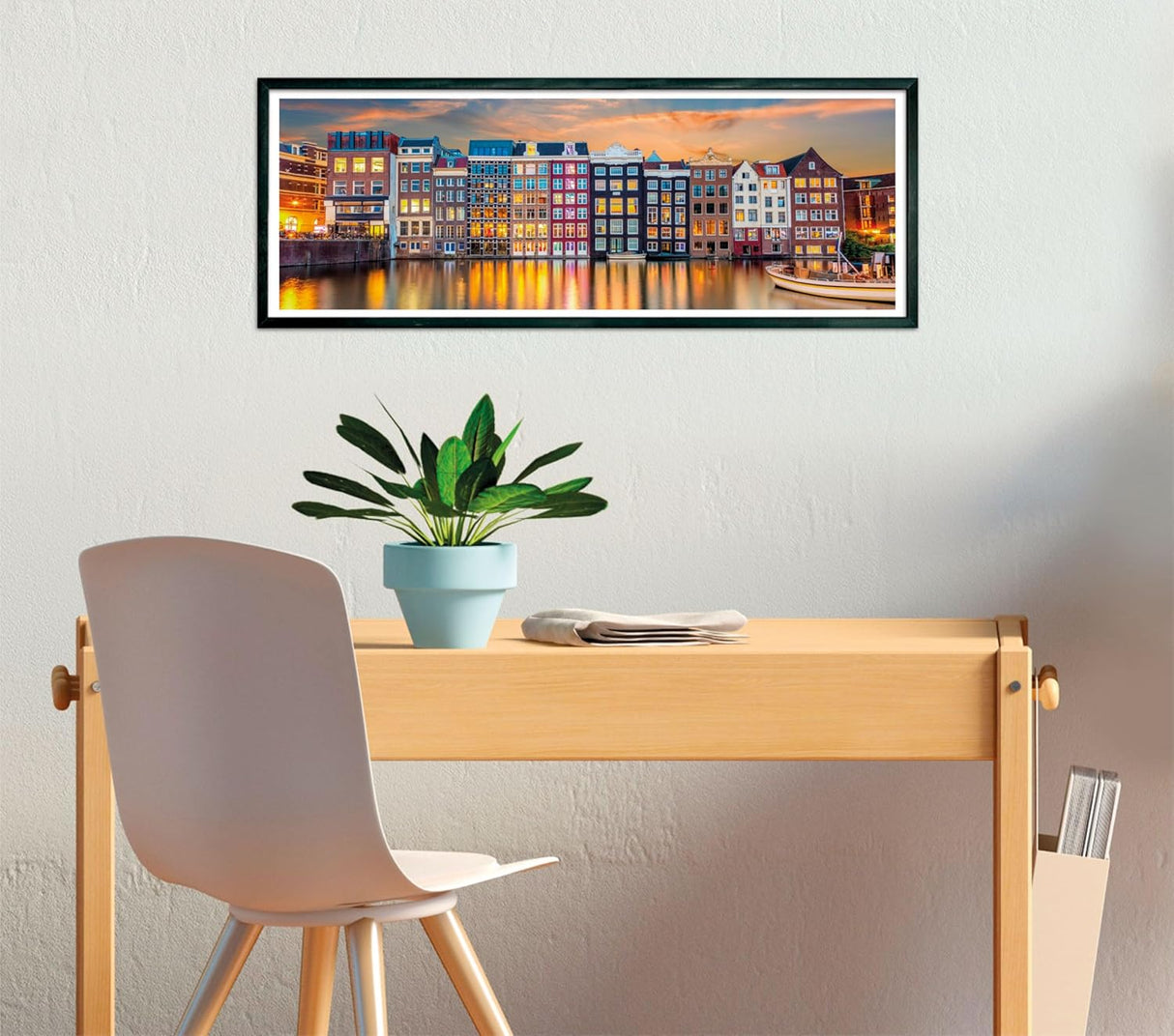 Clementoni Bright Amsterdam Jigsaw Puzzle - 1000 Piece - Panorama -  High Quality Collection - (39838)