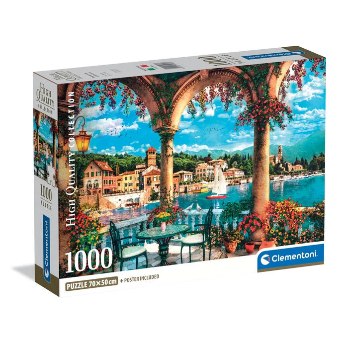 Clementoni: Balcony View Of Lake Como Puzzle - 1000pc