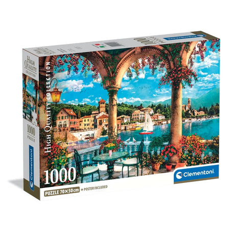 Clementoni: Balcony View Of Lake Como Puzzle - 1000pc
